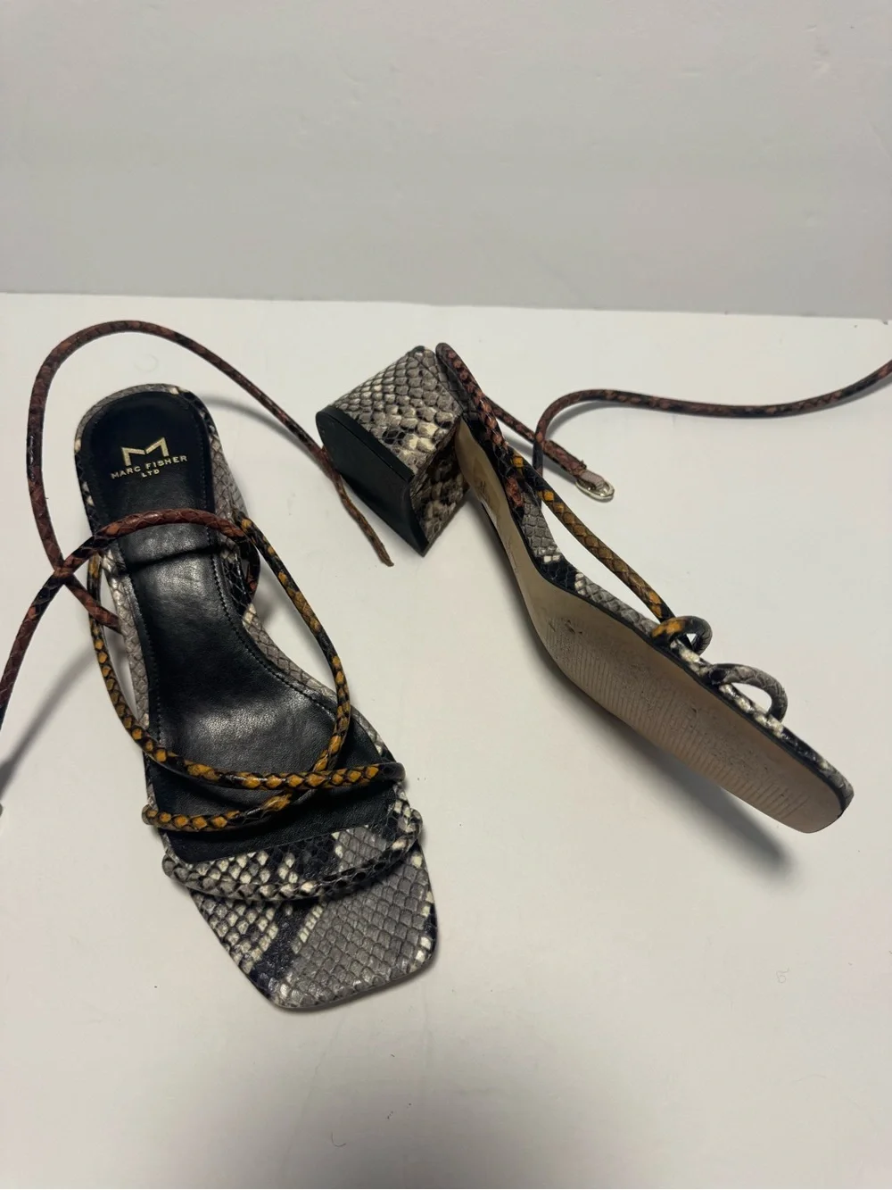 Marc Fisher Women's Strappy Sandals Size 7.5